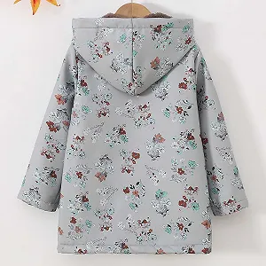 Зимняя куртка для девочек Пуховик Куртка Soft Shell Однотонное зимнее пальто Детская куртка Симпатичная ветрозащитная дышащая ветрозащитная куртка synthetic.ua - Фото 1