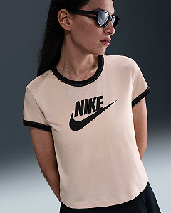 Футболка Nike NSW SS RINGER TEE VNTG RUN IF4072 Бежевый XS - Фото 1