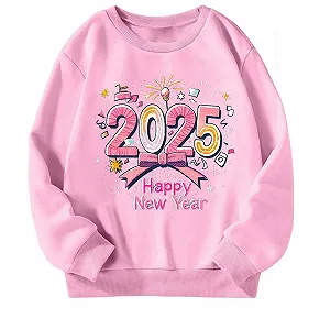 Свитшот для девочки Осенний цвет Однотонный Спортивный с длинными рукавами и круглым вырезом - Фото 1