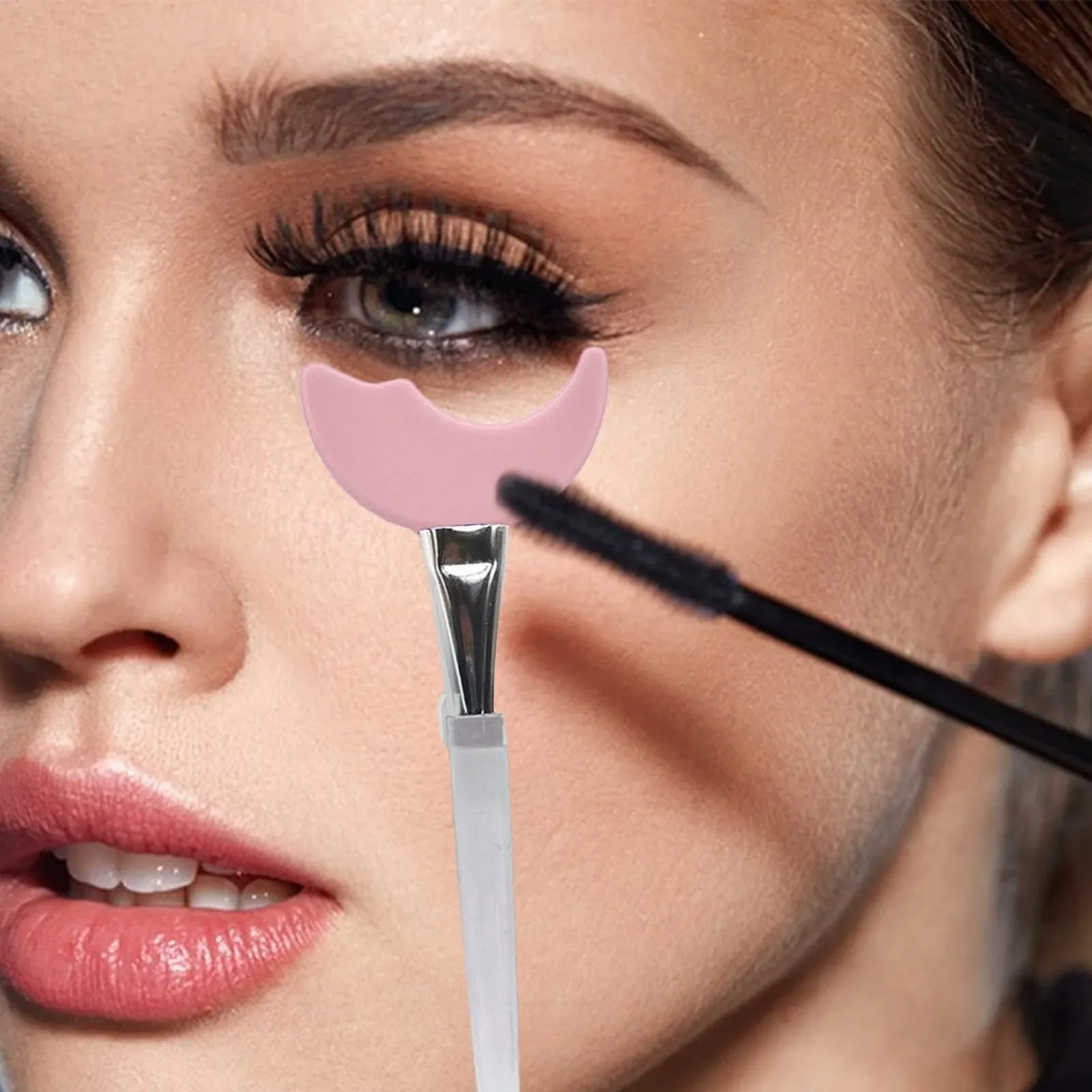 Силиконовый трафарет для глаз Многоразовый, фото №5