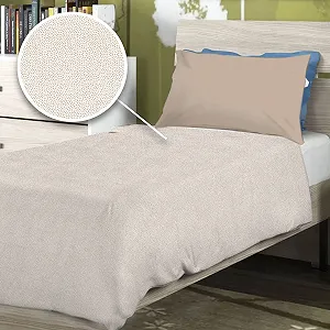 Покрывало PENSIERI DELICATI 170 x 280 см, Односпальное, 100% Хлопок Пике, Dublin Бежевый, Сделано в Италии synthetic.ua - Фото 1