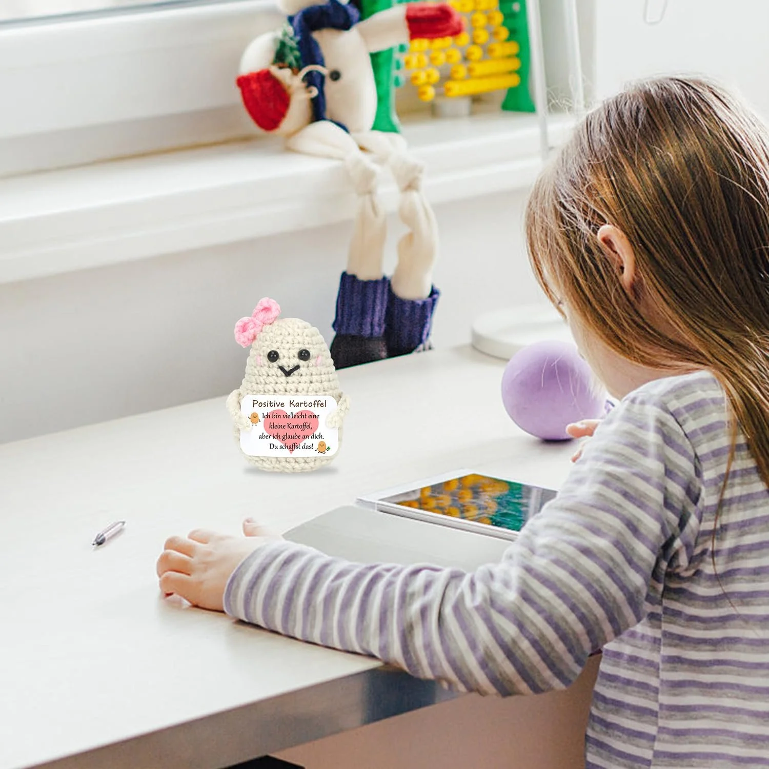 Игрушка A21-4 Картофель Сердце Талисман вязаная, фото №6 Игрушка A21-4 Картофель Сердце Талисман вязаная, фото №6