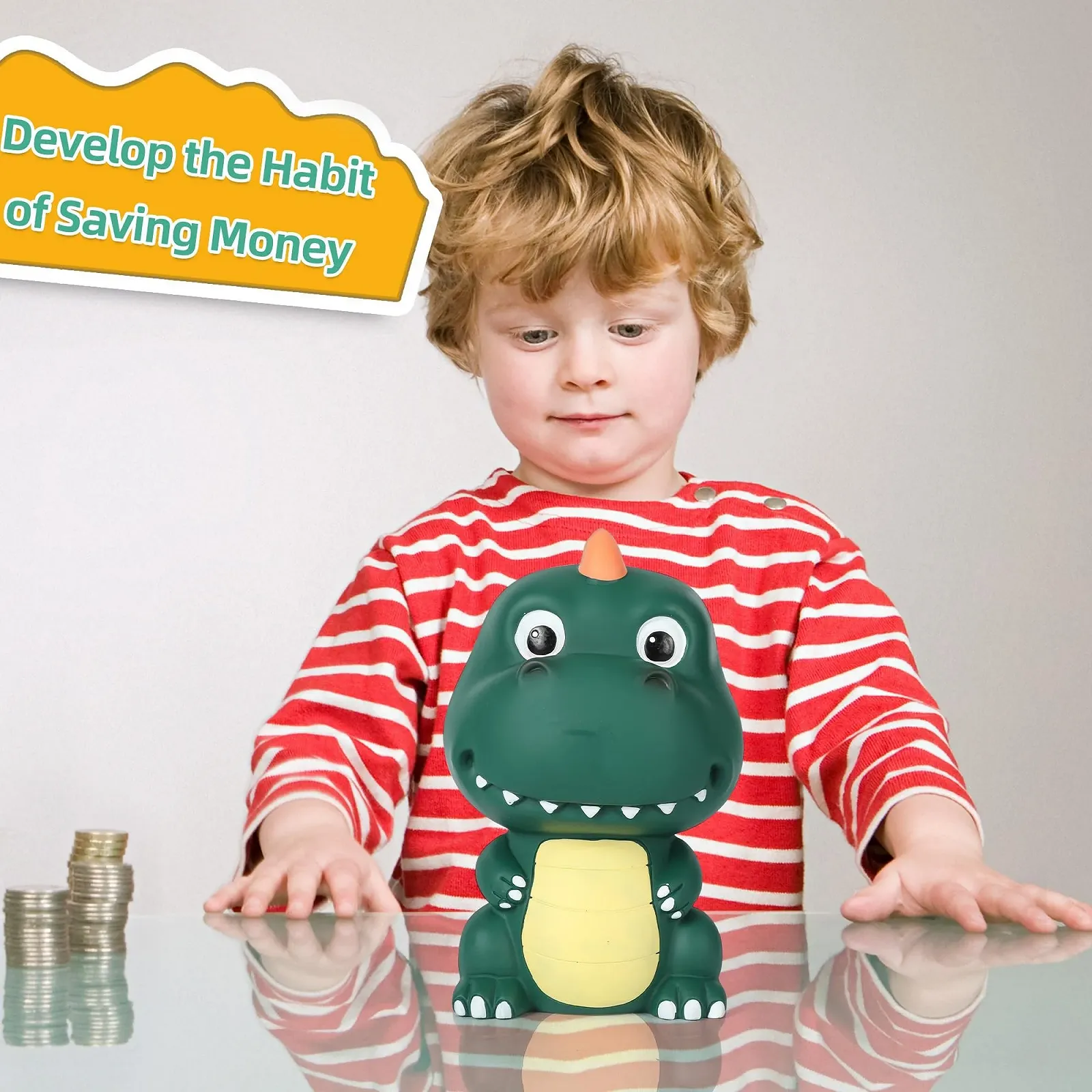 Скарбничка H&W Dinosaur Дитяча, фото №5