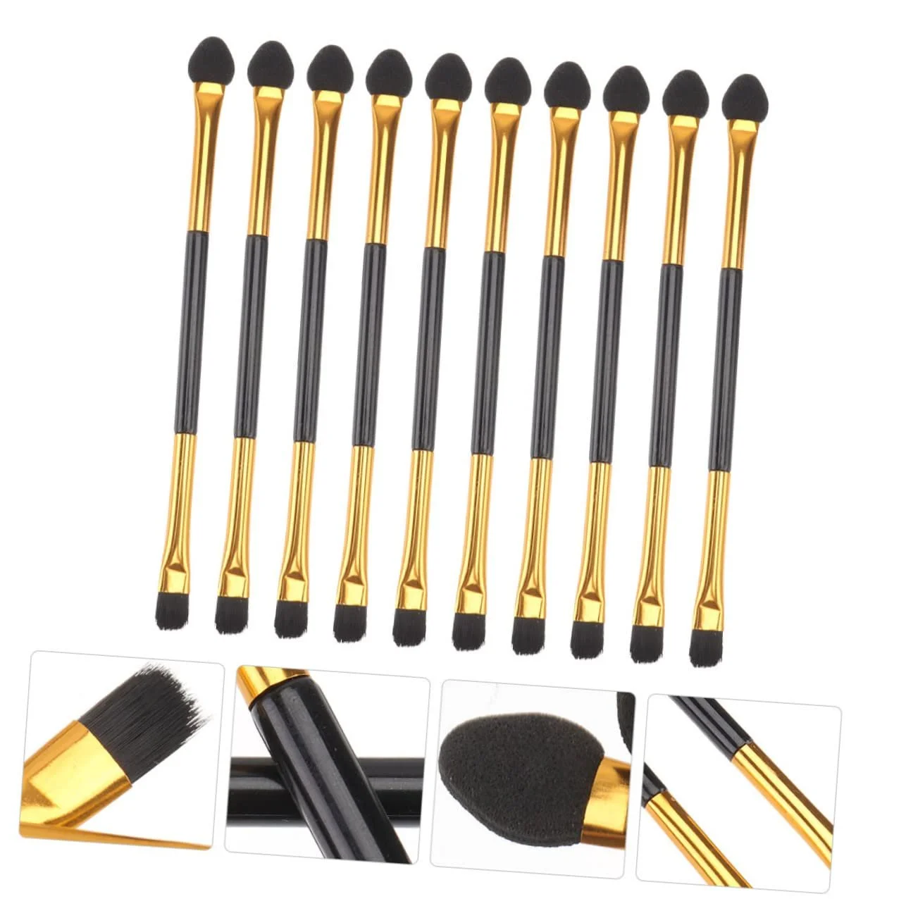 Набір пензлів для брів і очей minkissy 80 штук, фото №6