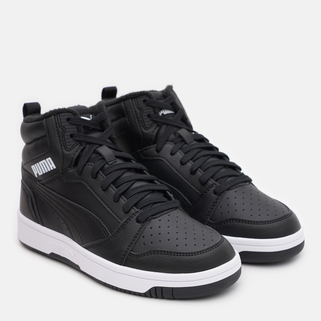 Ботинки Puma Rebound V6 Mid WTR Jr 39468501 Черный размер 37, фото №3