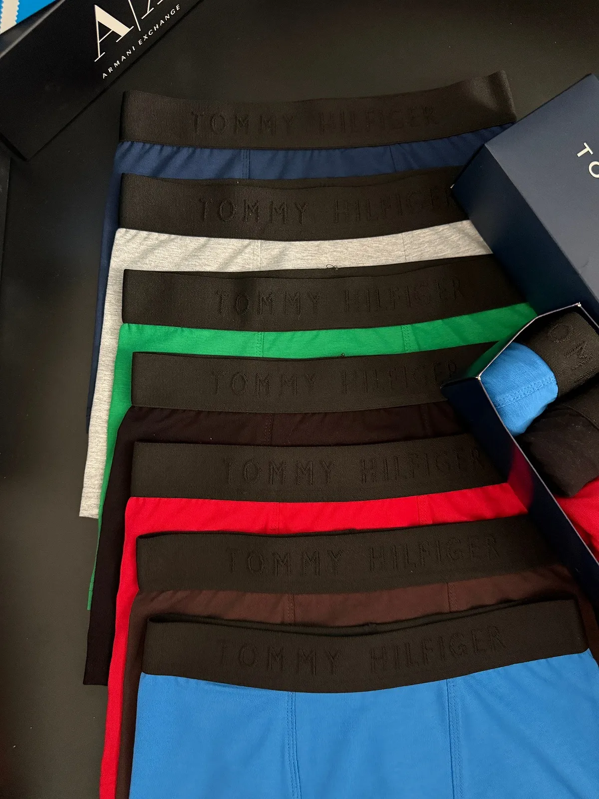 Чоловічі труси боксери комплект Tommy Hilfiger різнокольорові, фото №4