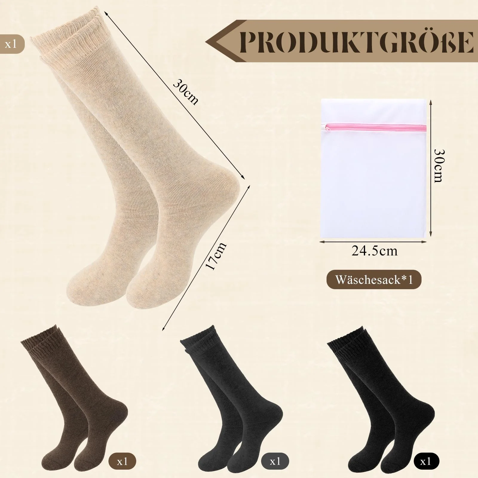 Шкарпетки Solivive 4 пари, М'яка та еластична тканина, фото №2