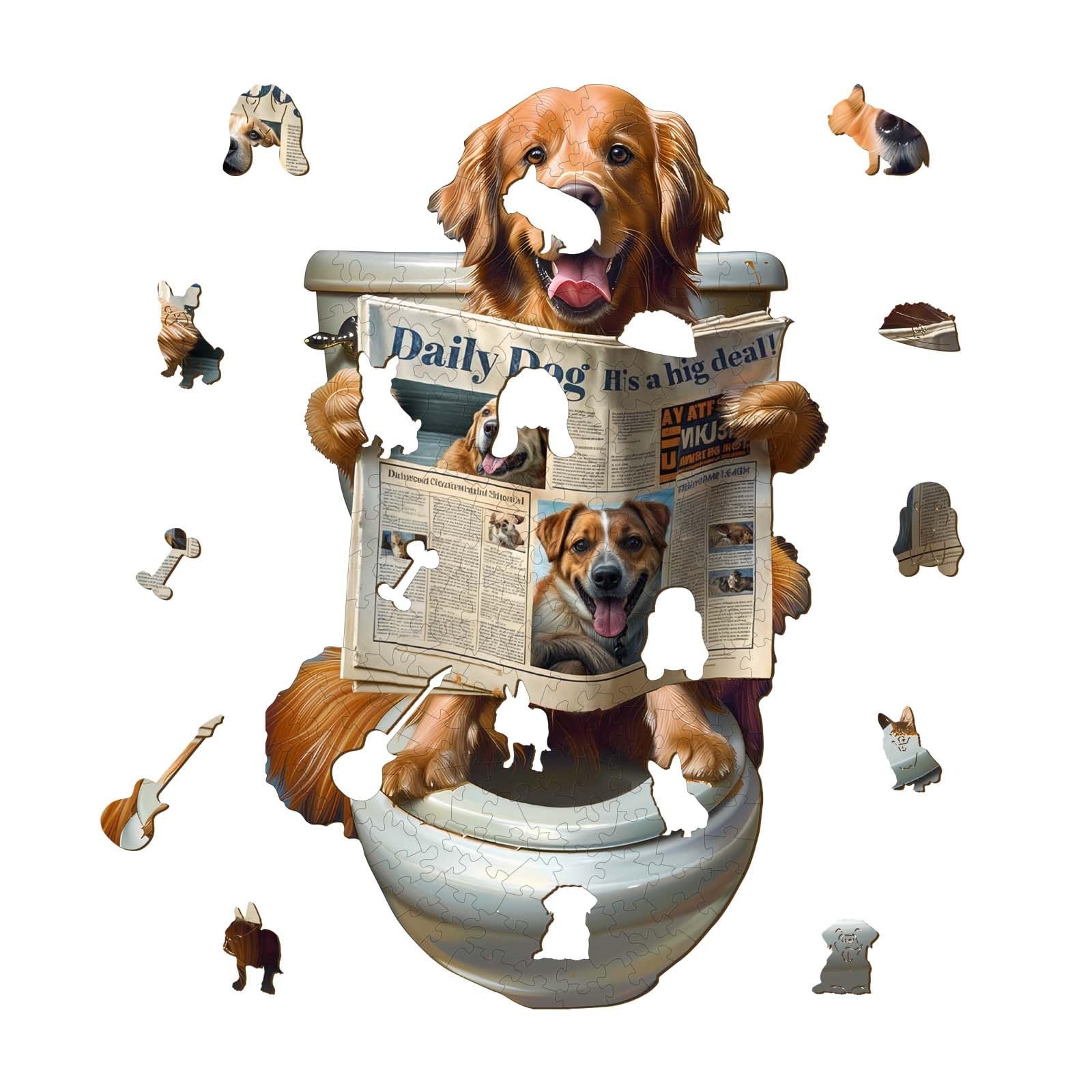 Пазл деревянный Leisure Time Irregular Unique 200 деталей (M) в подарочной коробке, фото №7