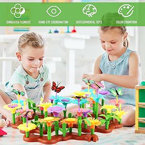 Игрушка Flowers Garden 144 Pieces Для девочек и мальчиков от 3 лет synthetic.ua - Фото 1