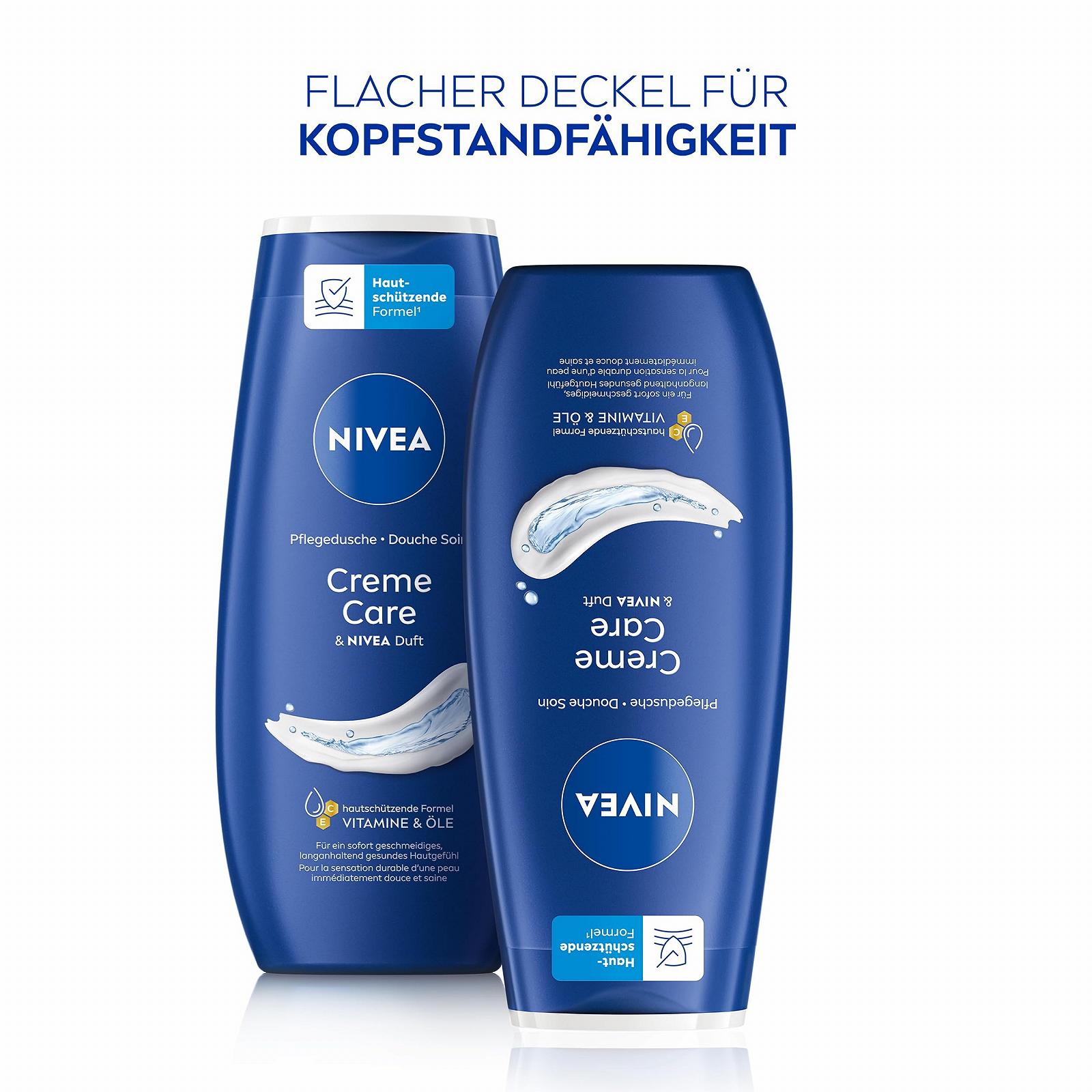 Гель для душа NIVEA Creme Care увлажняющий с витаминами и ценными маслами 250 мл, фото №5 Гель для душа NIVEA Creme Care увлажняющий с витаминами и ценными маслами 250 мл, фото №5