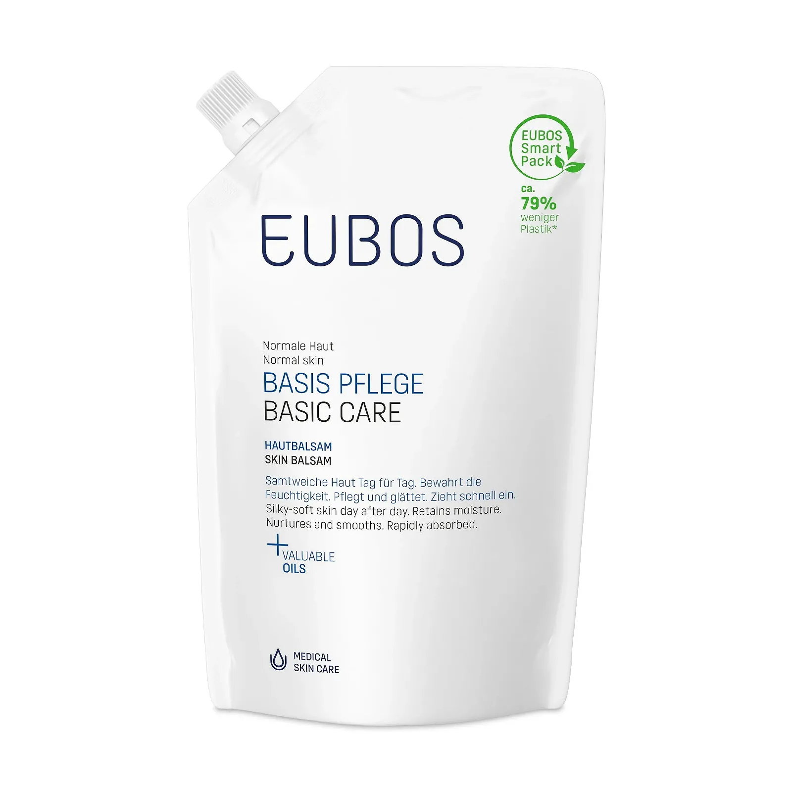 Бальзам для шкіри EUBOS Basic Care Зволожуючий лосьйон для тіла | Для нормальної шкіри | Інтенсивний захист та зволоження, фото №1