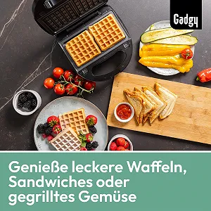 Вафельница/Бутербродница/Гриль 3-в-1 Gadgy synthetic.ua - Фото 1