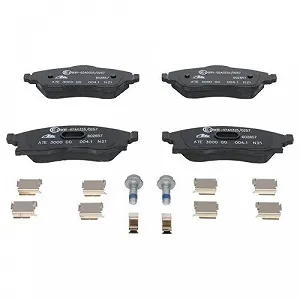 Комплект гальмівних колодок, дискове гальмо ATE 13.0460-2857.2 для OPEL VAUXHALL, передня вісь synthetic.ua - Фото 1