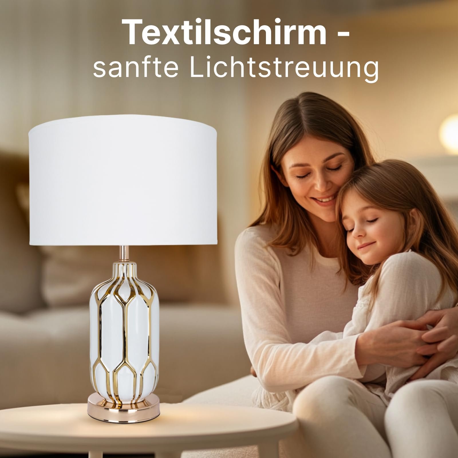 Настільна лампа LED ARTE LAMP REVATI чорний текстильний абажур з кабелем, фото №7