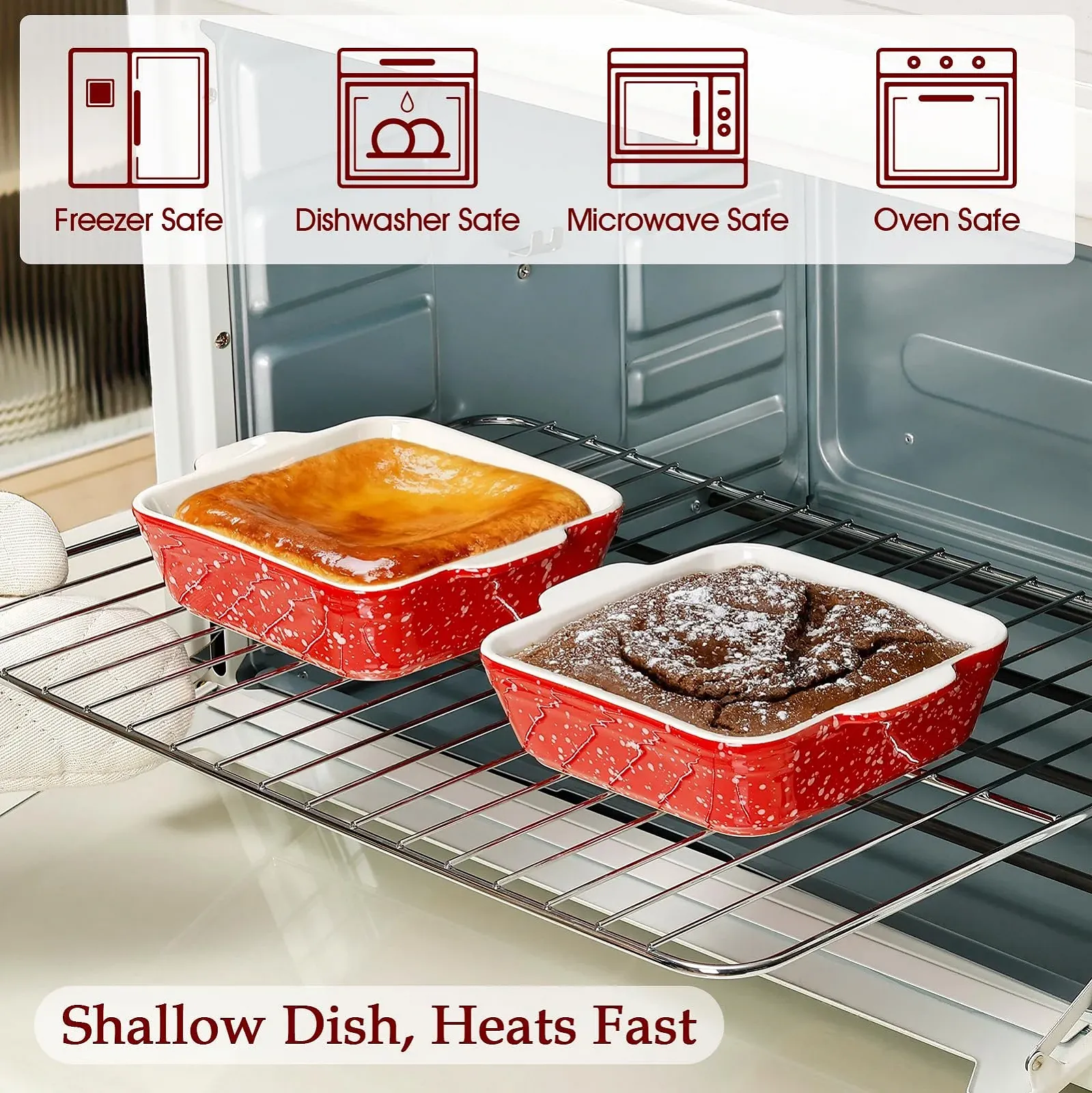 Форма для запекания Красная, фото №6