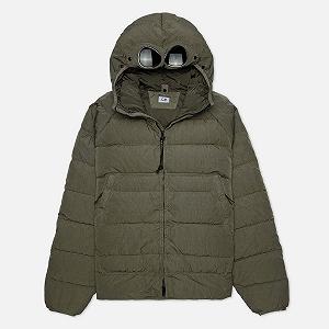 Куртка CP Company Eco Chrome R Hooded Down Jacket зелёный L - Фото 1