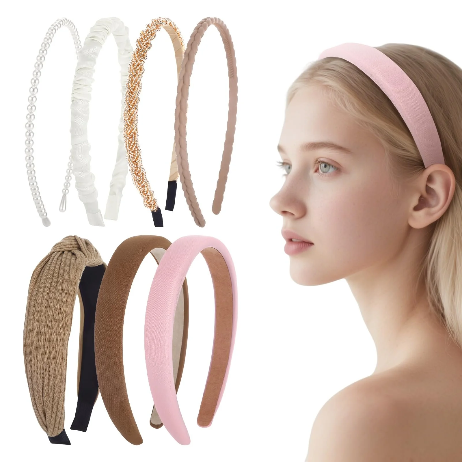 Набор женских обручей для волос., фото №1