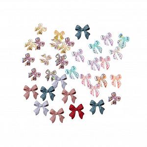 Украшения для ногтей Бантики 3D смола Aurora Камни для ногтей Блестящие украшения для ногтей Разноцветные стразы для ногтей 300 шт. - Фото 1