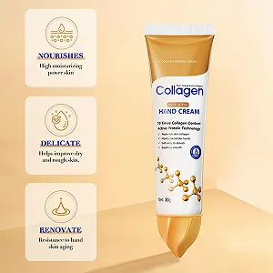 Крем для рук Collagen Увлажняющий крем для сухой кожи, для мягких рук и ногтей Питает и увлажняет ваши руки Восстанавливает потрескавшиеся руки, сохраняет гладкость (2 шт) цена на synthetic.ua - Фото 1 Крем для рук Collagen Увлажняющий крем для сухой кожи, для мягких рук и ногтей Питает и увлажняет ваши руки Восстанавливает потрескавшиеся руки, сохраняет гладкость (2 шт) synthetic.ua - Фото 1