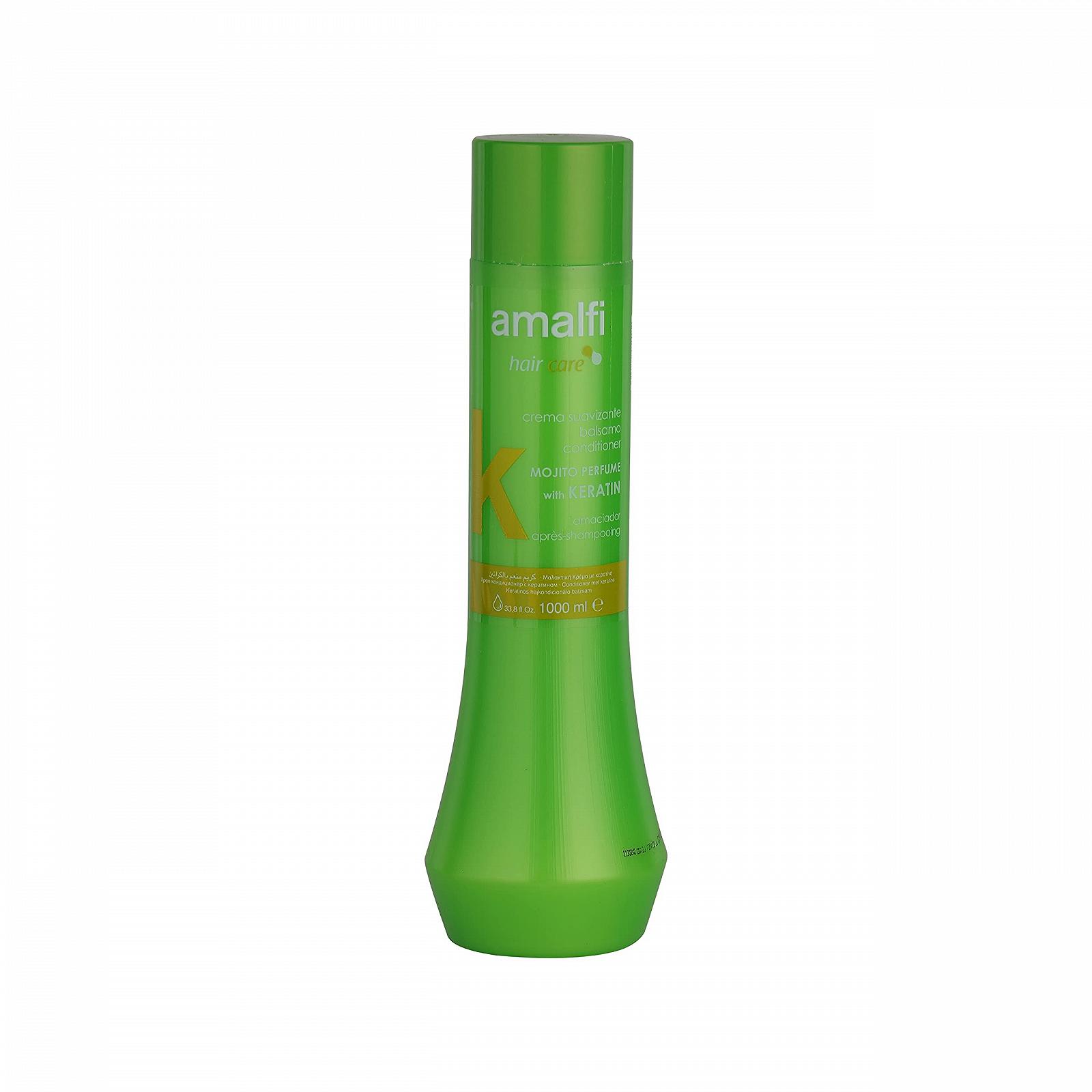 Бальзам Amalfi Hair Care Smoothing Cream Mojito Keratin олія 1 літр, фото №1