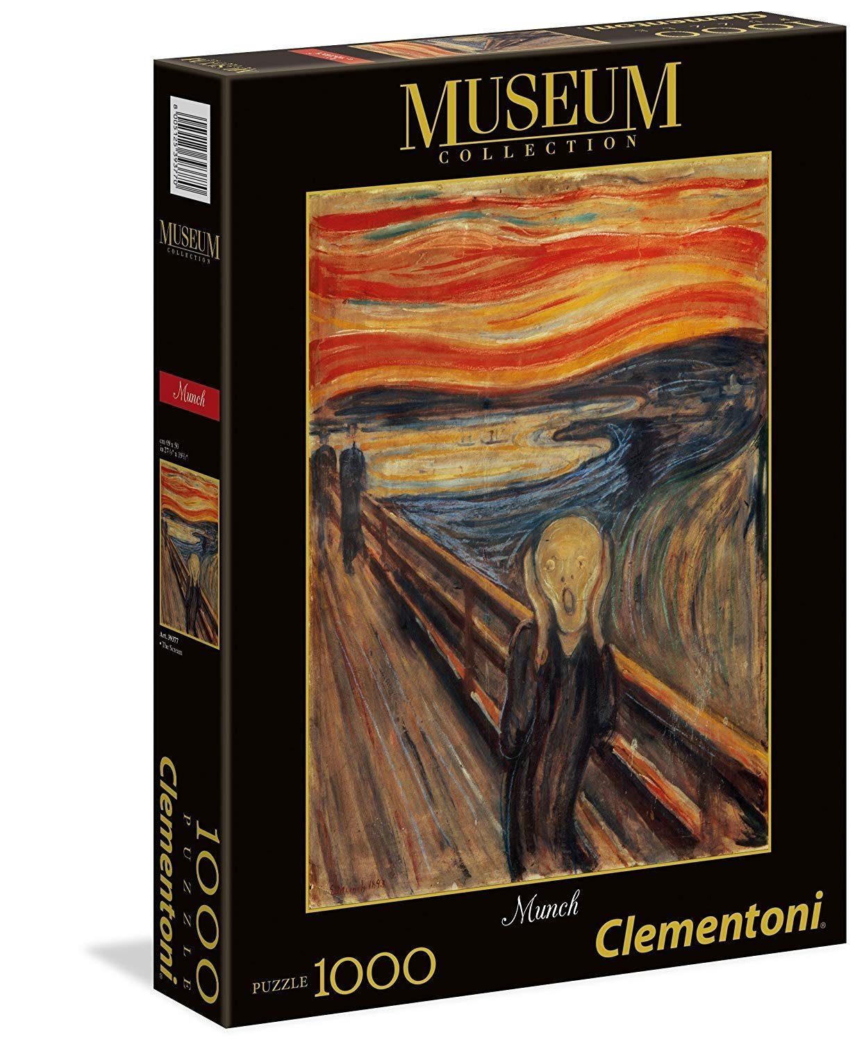 Пазл Clementoni Museum Collection Munch: The Scream 1000 деталей Різнокольоровий, фото №1