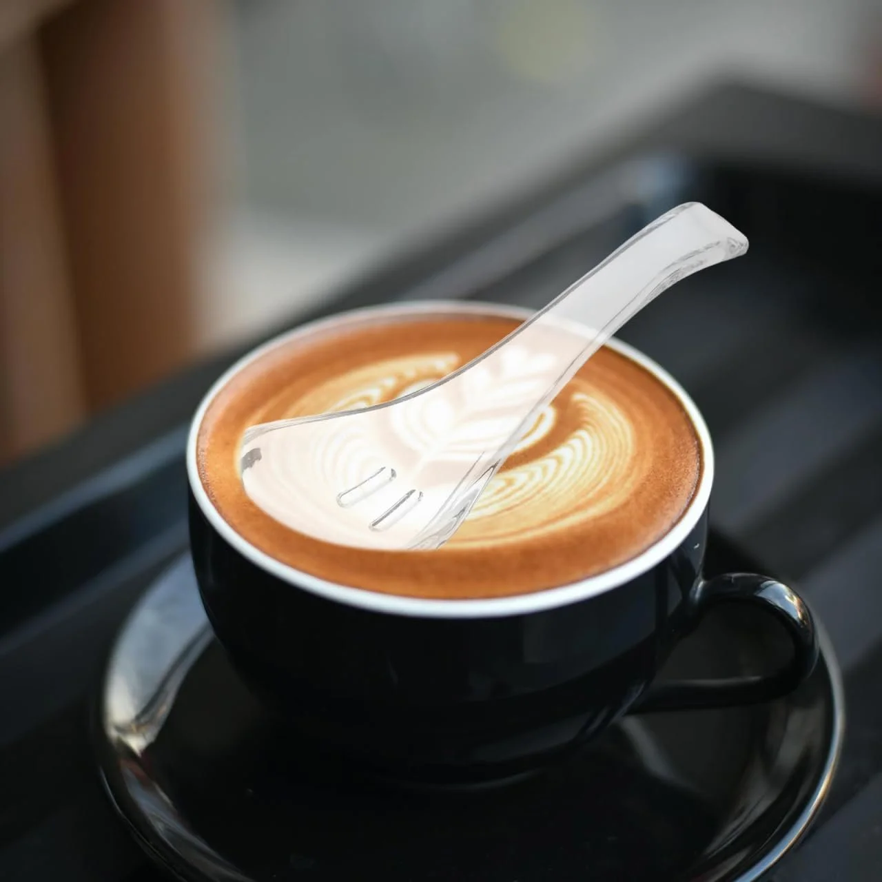 Ложка Суповая Kichvoe Стеклянная Прозрачная (2 шт), фото №7