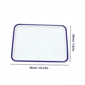 Противень OUNONA эмалированный термостойкий прямоугольный белый synthetic.ua - Фото 1