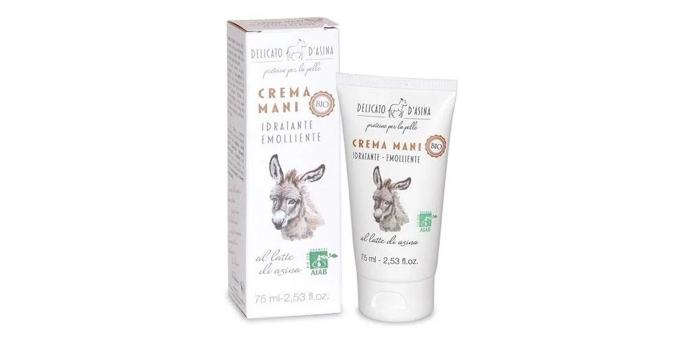 Крем для рук Delicato D'Asina Молоко ослиці 75 мл, фото №1