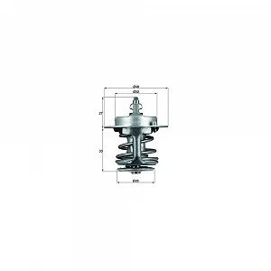 Термостат охолоджувальної рідини MAHLE BEHR TX 63 83 - Фото 1