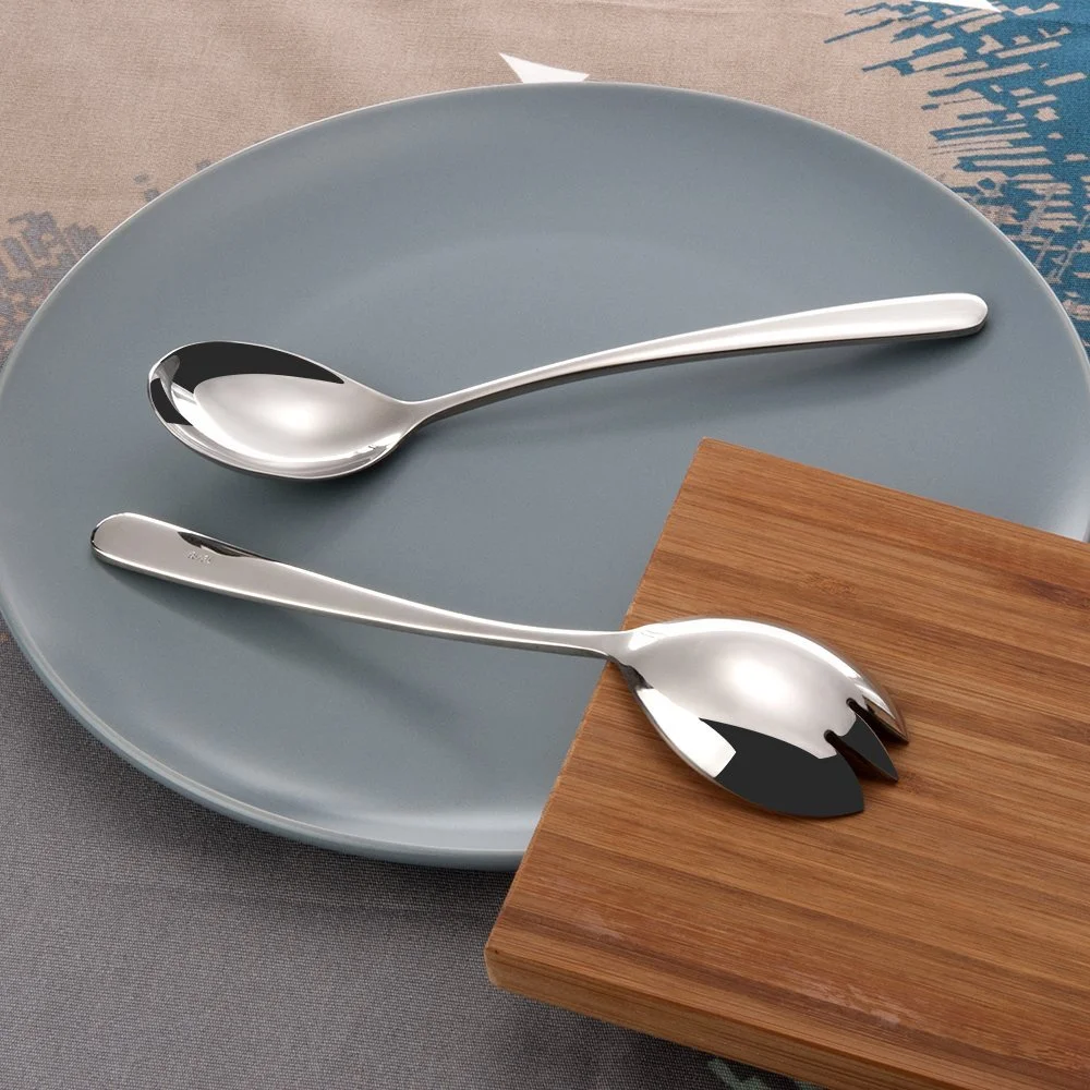 Ложка/Вилка для салату Bon 20 см, нержавіюча сталь 304, фото №3