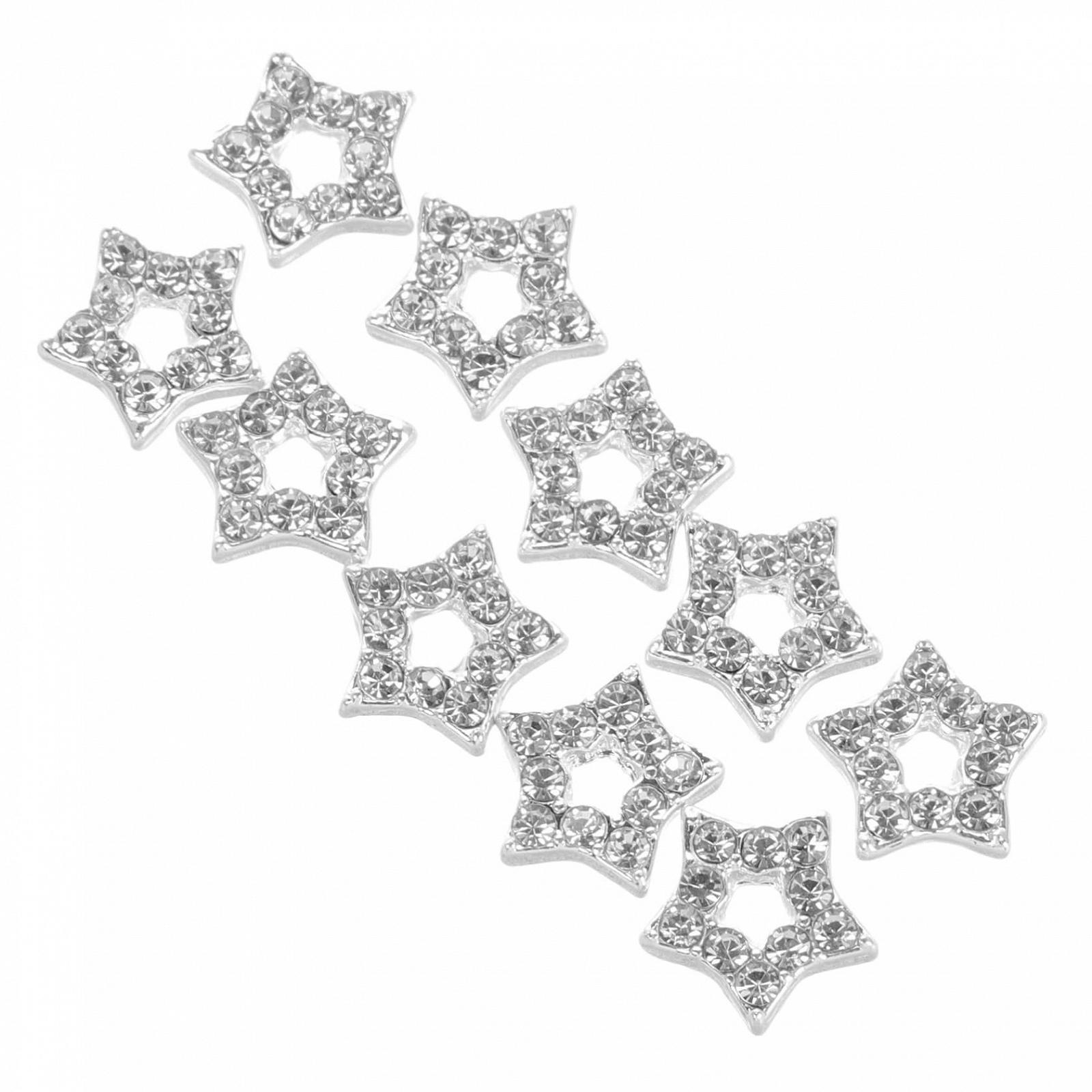 Стрази для нігтів Healeved, прикраси у формі зірки для творчого дизайну та манікюру нігтів, фото №1