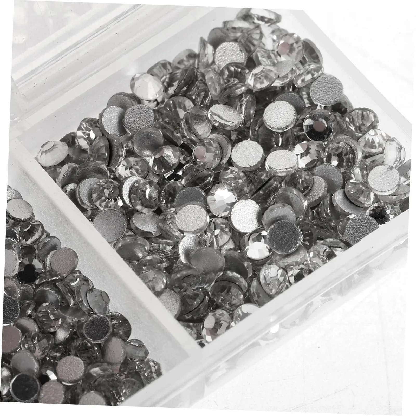 Набор страз для ногтей с плоской задней стенкой для украшения ногтей Круглый набор страз с ручкой для подъема для DIY украшения ногтей, фото №3