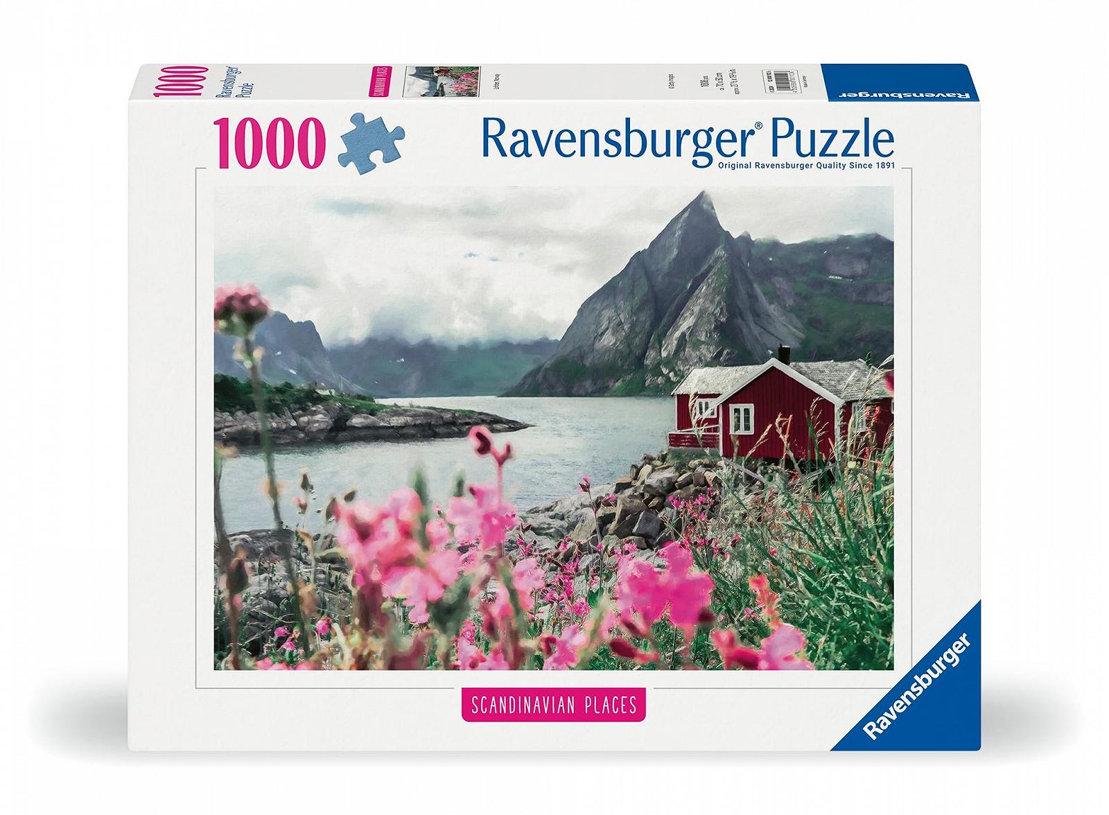 Пазл Ravensburger 12000112 Scandinavian Places, Reine, Lofoten, Norway 1000 деталей, фото №2