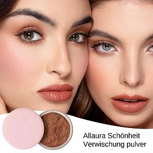 Пудра Allaura Beauty рожева, матуюча, водостійка для всіх типів шкіри synthetic.ua - Фото 1