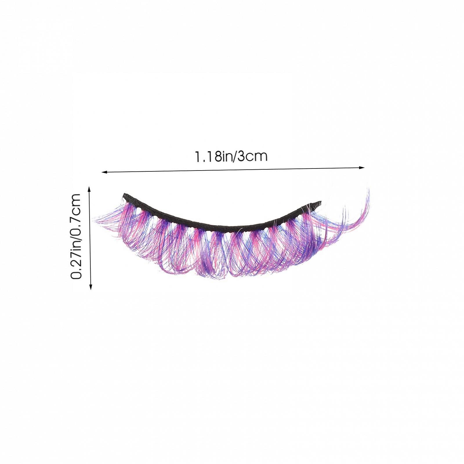 Вії Angoily Natural 5D Imitation Mink Extension Колірні, фото №3