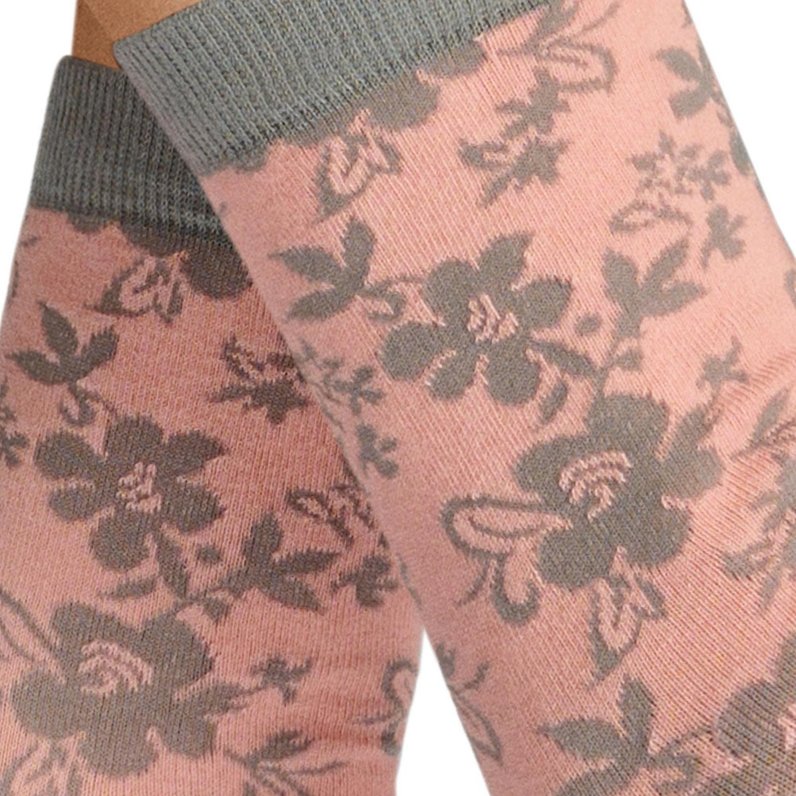 Носки Hudson Flower Fashion, серый, 35 - 38, фото №2