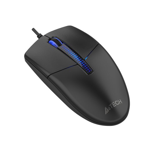 Миша A4Tech N-530S Black USB чорна, фото №6