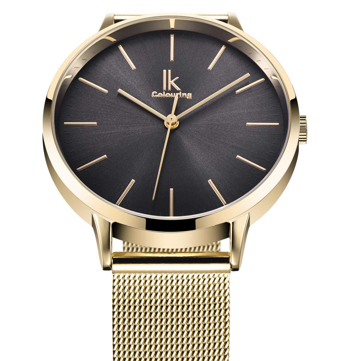 Жіночий годинник Alienwork IK Minimalist 36 мм з сітчастим ремінцем, фото №3