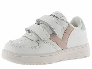 Низкие Кеды Victoria Tiempo Кожаный Эффект & Контрастные Детали & Застежки-Липучки 1124104 для Детей - Фото 1