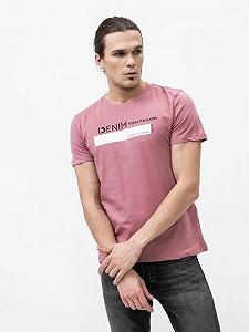 Футболка printed  1030693XX1228854 Tom Tailor Розовий 2XL - Фото 1