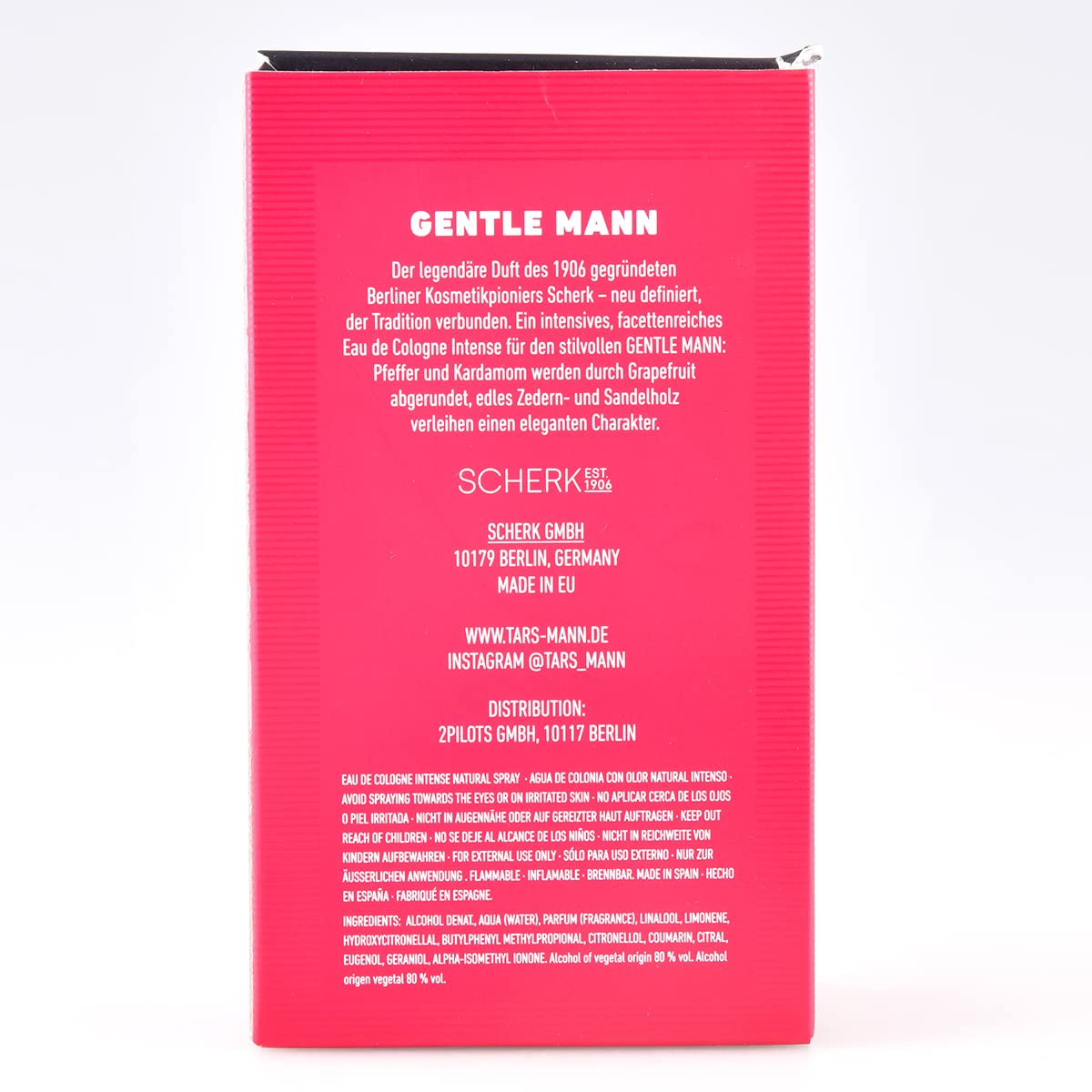 Eau de Cologne TARS Gentle Mann 90 мл, фото №3