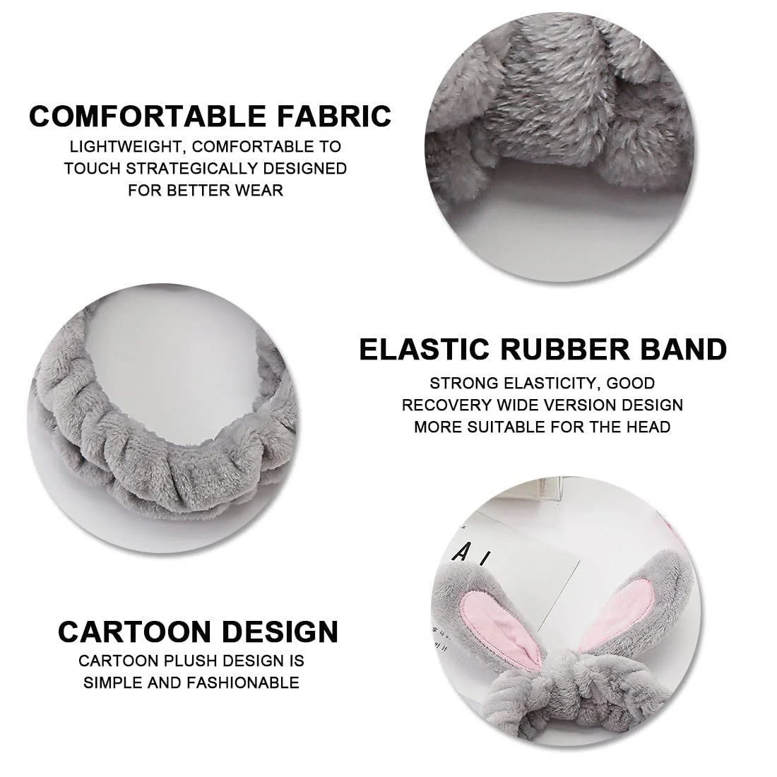 Набір Пов'язка для волосся косметична, фото №3