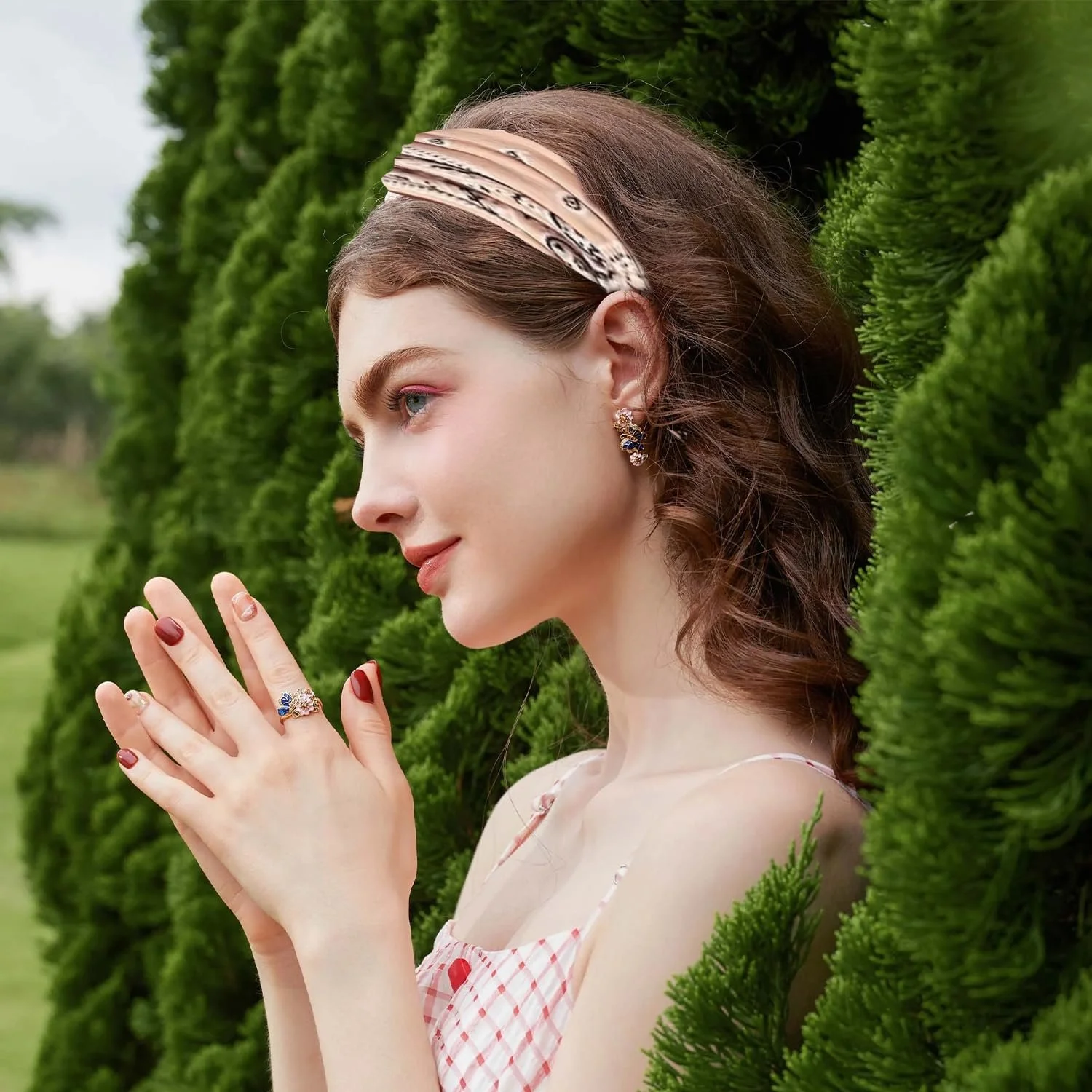 Еластичні широкі пов'язки на голову для жінок, фото №2