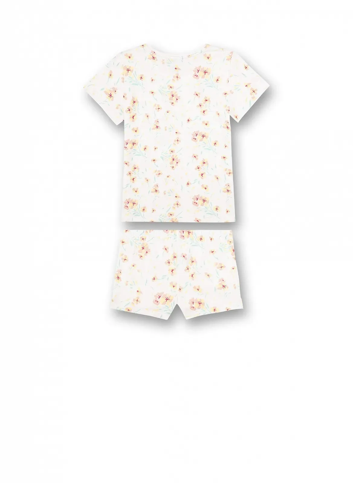 Пижама Sanetta для девочек Шорты Allover Beige, фото №2 Пижама Sanetta для девочек Шорты Allover Beige, фото №2