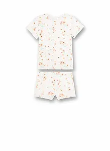 Пижама Sanetta для девочек Шорты Allover Beige synthetic.ua - Фото 1