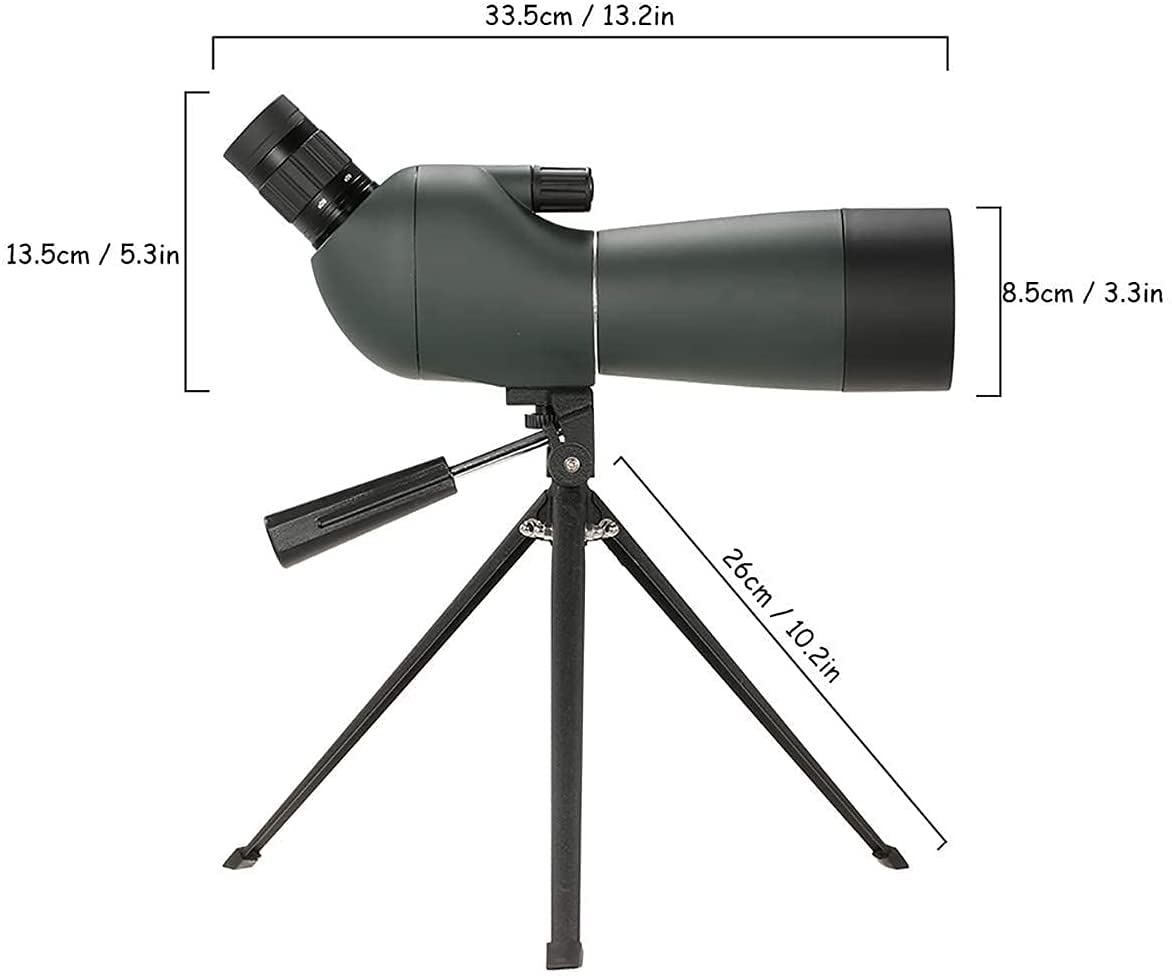Монокуляр M3M 20-60x60 Водонепроникний для спотингу HD з штативом, фото №5