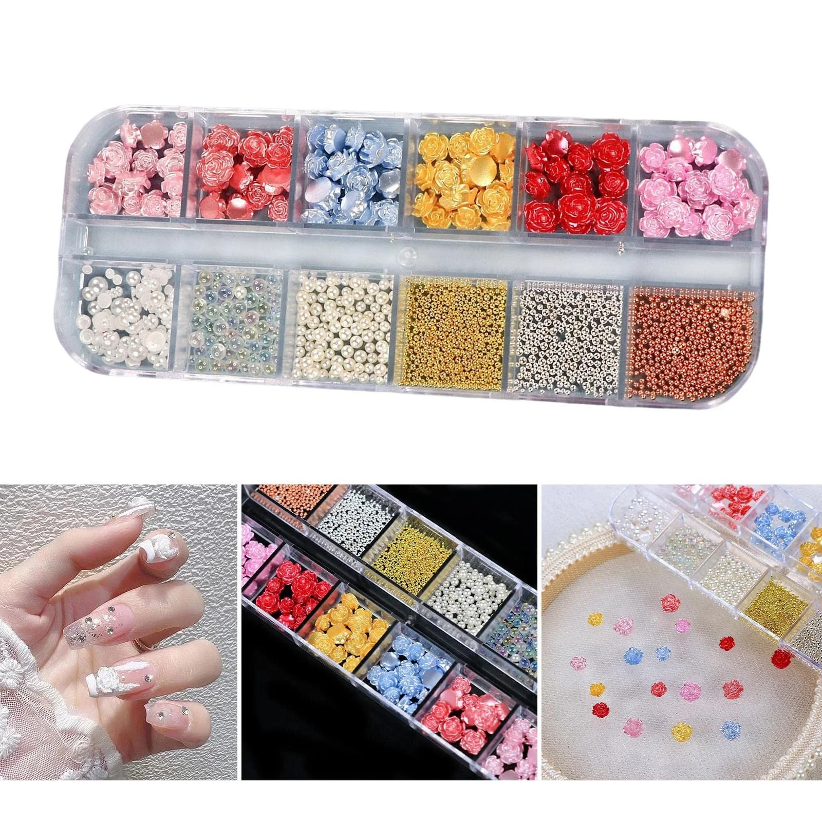 Прикраса для нігтів Квітка Harilla для стильного манікюру, фото №7