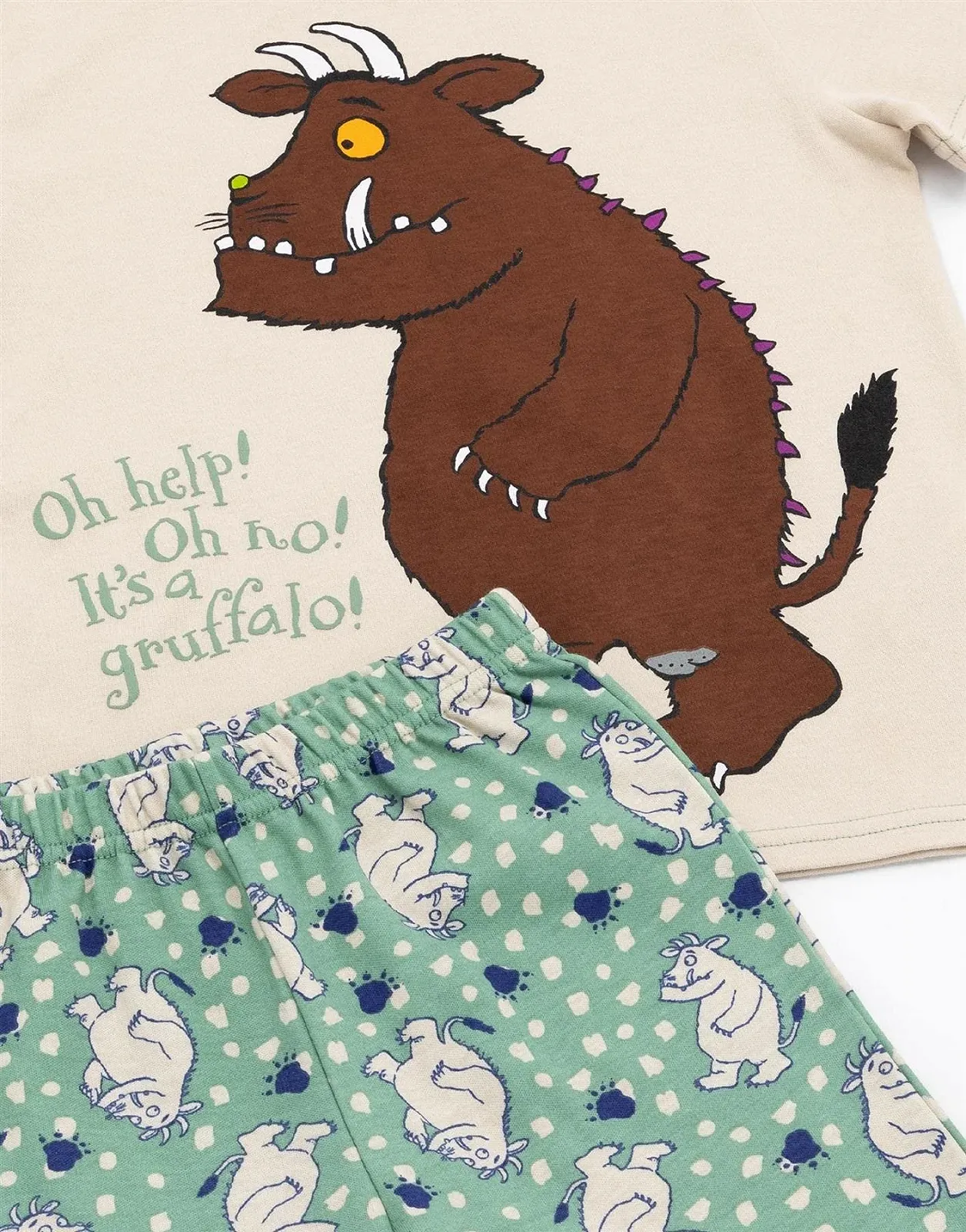 Дитяча піжама (2 шт.) The Gruffalo Футболка з короткими рукавами та шорти, фото №5 Дитяча піжама (2 шт.) The Gruffalo Футболка з короткими рукавами та шорти, фото №5