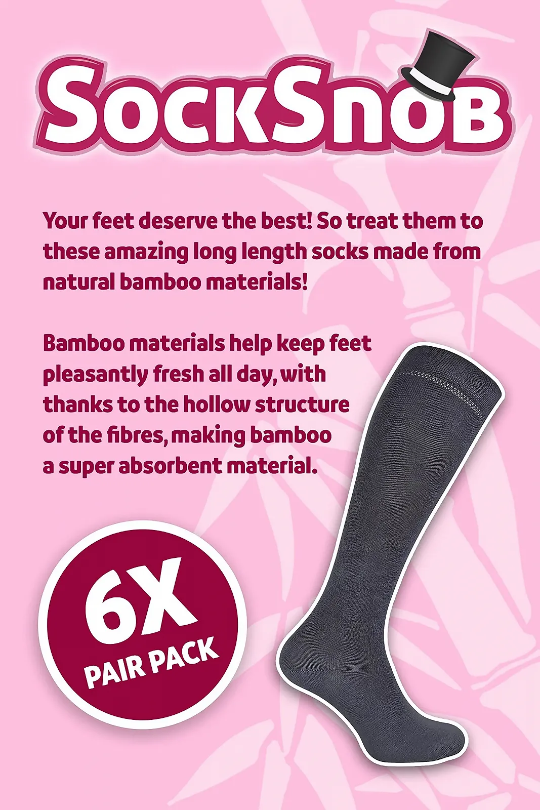 Шкарпетки гольфи жіночі Sock Snob, 6 пар, фото №6