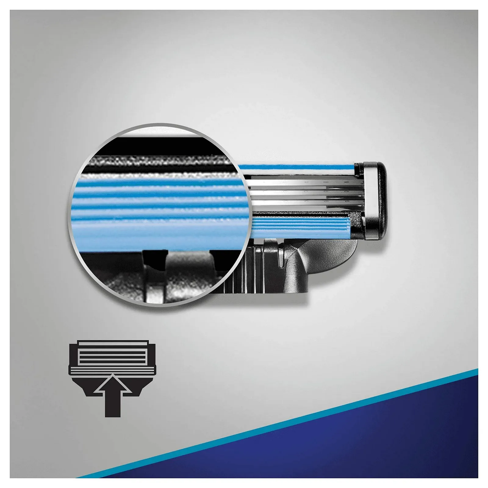 Сменные лезвия для бритвы Gillette Mach3 12 шт., фото №5